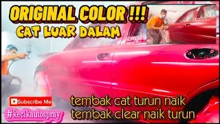 SPRAY PAINT WIRA OUTSIDE RED COLOR !! ORIGINAL PROTON