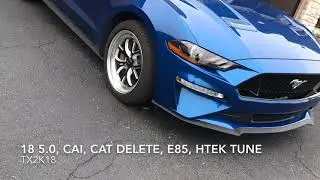 Htek 2018 Mustang GT 10 speed vs Domestics and Imports at Tx2K18