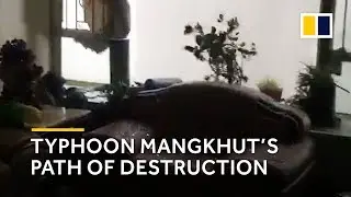 Typhoon Mangkhut's path of destruction in Hong Kong