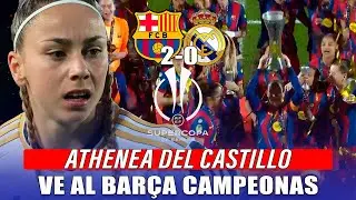 😅😶Atenea vuelve a ser humillada por el Barça y llora al verlas campeonas 2-0