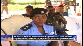 Edo State Police Commissioner Visits Airport Road Police Division