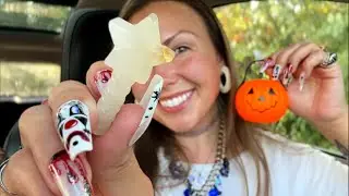 asmr/ HUGE Halloween Crystal HAUL✨🩶 (tapping, unboxing, whispers)