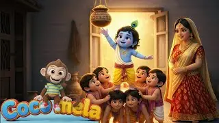 Krishna Khana Khaya Song 🍽️ | Kids Eating Rhyme | Baby Food Song in Hindi | Nursery Rhymes
