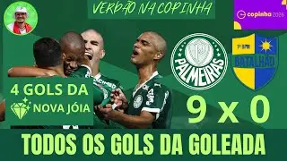 PALMEIRAS atropela e faz 9 x 0 na copinha! EDUARDO CONCEIÇÃO brilha com 4 gols