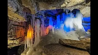 ARK: Survival Evolved - Official server 348 map Center Ice cave with a water maze