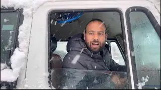 Road Blocked in Kashmir Due To Heavy Snowfall 😱❄️#sonmarg #snowfallupdate #viralvideo #kashmirnews 