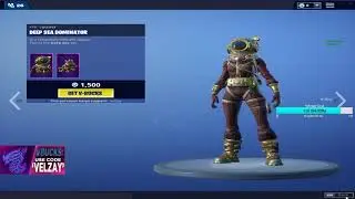 NEW DEEP SEA DOMINATOR SKIN (ITEM SHOP/ 22/02/19)