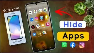 Samsung M16 Hide Apps & Game | How to Hide Application in Samsung Galaxy M16