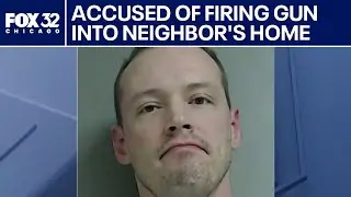 Accused of firing gun into neighbor's apartment
