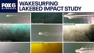Wakesurfing lakebed impact study, video released | FOX6 News Milwaukee
