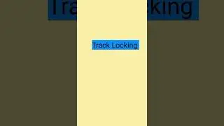Electrical LOCKINGS/ Route holding/ Track Locking.