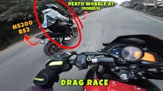 Hyper ride with ns200 bs3 | Drag race 🔥