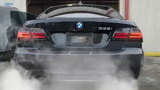 BMW E92 335i N55 &ndash; Pure Stock Exhaust RAW SOUND (Cold Start + Revs)