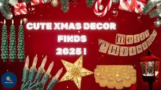 Best Cute Christmas Decor Finds This Season! #christmas #christmasdecor  #xmasideas
