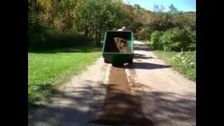 MUTS ATV Trailer Spreading Sand