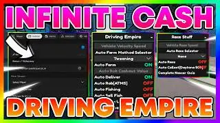Driving Empire Script 2026 - INF Cash, Auto Delivery, Auto Race, Buy Any Car (NO KEY)