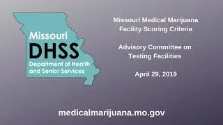 Advisory Committee on Testing Facilities