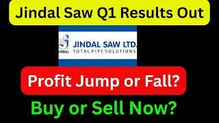 Jindal Saw Q1 Results 2025🔥Big Surprise! | Share Price Target & Analysis | Buy or Sell Now?
