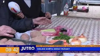 JUTRO - Kakve su cene na pijaci, koliko danas ko&scaron;ta zdrav ručak? | PRVA
