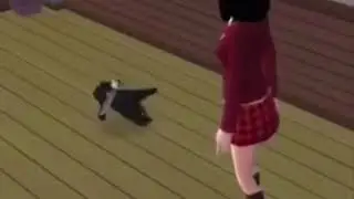 Sims Cat Breakdancing but Extended