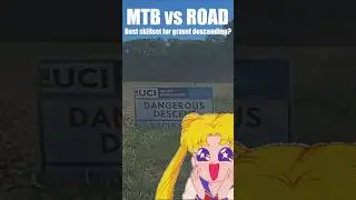 MTBer VS ROADies at gravel descending 🙃 #mtb #gravel #roadracing #cycling