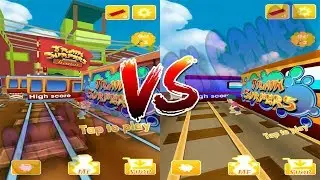 Super Subway Surf vs Super Subway Surf 3D 2018 Gameplay For All Kids And Babies