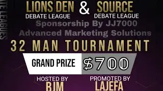 LIONSDEN & SOURCE DEBATE  LEAUGE  16 MAN TOURNAMENT