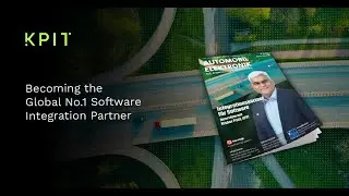 Becoming the Global No.1 Software Integration Partner- Mr. Kishor Patil KPIT Co-founder, MD and CEO
