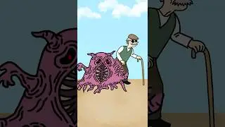 Slime Monster Eats Man! 😱 #shorts