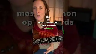 your FIRST 8 guitar CHORDS  #shorts