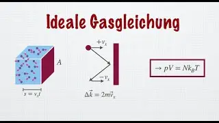 Ideale Gasgleichung (Herleitung), Barometrische Höhenformel, Boyle-Mariott Gesetz | Thermodynamik