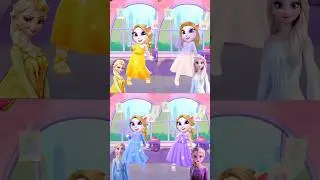 Frozen Elsa dress up my talking angela 2 #elsa #elsaedits #elsacosplay