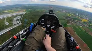 LS-4 | Two short flights | Friesener Warte, Germany