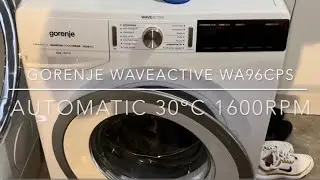 Gorenje WAVEACTIVE WA96CPS : Automatic 30ºC #gorenje #washingmachine #washer #automatic #clean