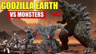 Godzlla Earth vs Giant Monsters | 3D Monster Size Comparison 2025