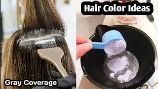 The Best Hair Dyes for a Fashionable Gray Look|| Gray Coverage