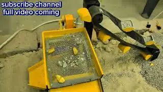 Top DIY Mini Gold  Mining Equipment Science Project /machinery For Gold Rush #sanocreator