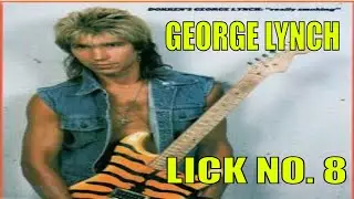 George Lynch 🔥1 Minute Licks 🔥 Guitar Lesson 🔥 Lick No. 8