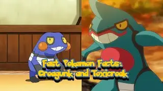 Fast Pokemon Facts: Croagunk and Toxicroak