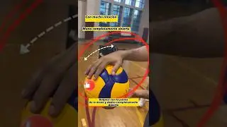 Como golpear el bal&oacute;n para mejorar tus ataques 😱🫣💪 #volleyball