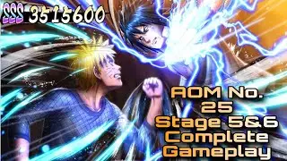 NxB NV : AOM 25 Stage 5 & 6 Complete Gameplay : Naruto x Boruto Ninja Voltage