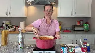 Spaghetti Sauce with Food Storage Items