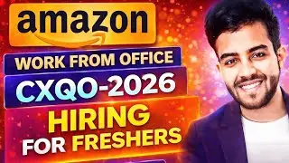 Amazon CSQO Associate hiring for Freshers /2026 