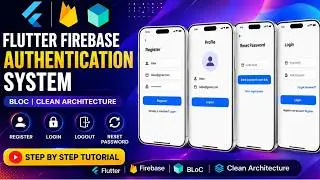 Flutter Firebase Authentication System - Bloc | Clean Architecture | Full Login System