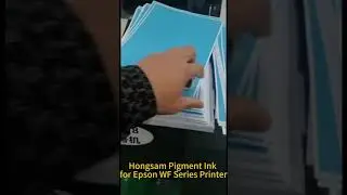 Hongsam Pigment Ink for Epson WF Printer #digitalprinting #digitalink