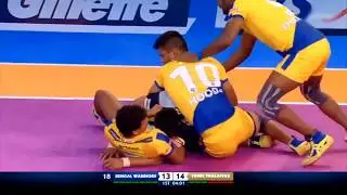 Tamil Thalaivas | Kabaddi | C Arun 's Hifi vs Bengal Warriors