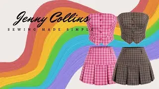 Cute Outfit Pattern Making Tutorial | Top & Skirt Set