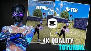 4K HDR Quality Tutorial Free Fire 🔥 | How To Increase Free Fire Video Quality
