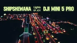 Shipshewana Lights of Joy DJI Mini 5 Pro Flyover