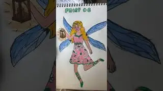 My fairy OC! #oc #art #prismacolor #drawing #fyp
